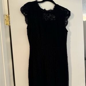 Black lace dress size small